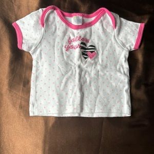 3/6 months girls shirt